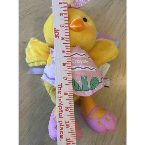 Vintage 90s Hallmark Crayola Daffadilly Duck Stuffed Animal Plush Mint 1990 NWT - Picture 6 of 13